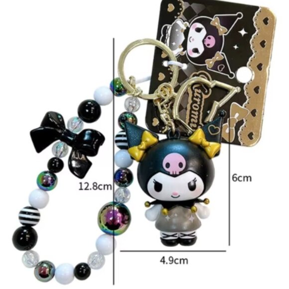 Sanrio Kuromi Doll Keychain and Bracelet! 🖤🌸 - Picture 4 of 6